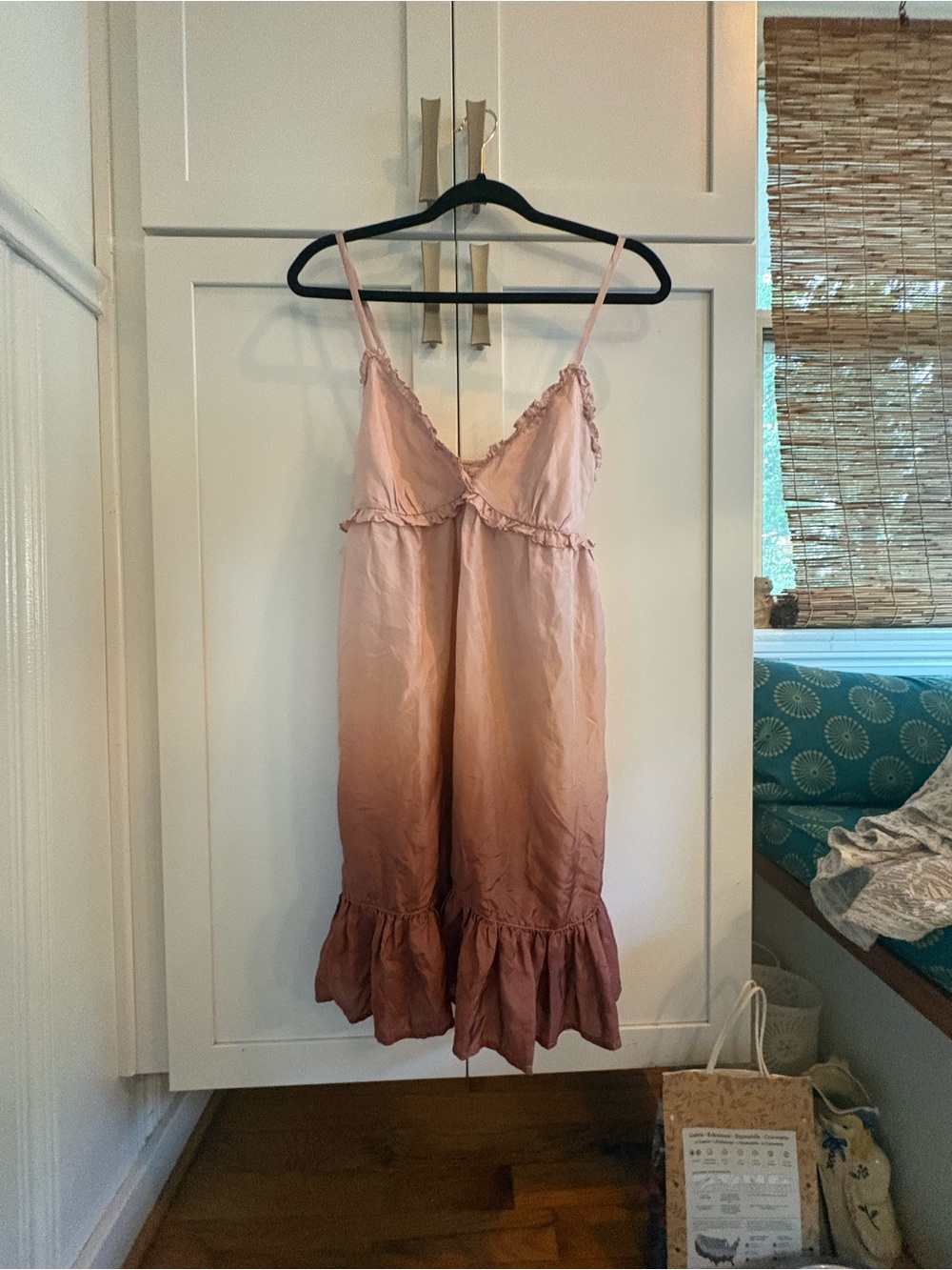 KEEPSAKE the Label Blush Ruffle V-Neck Slip